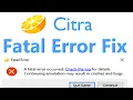 Citra Fatal Error Fix