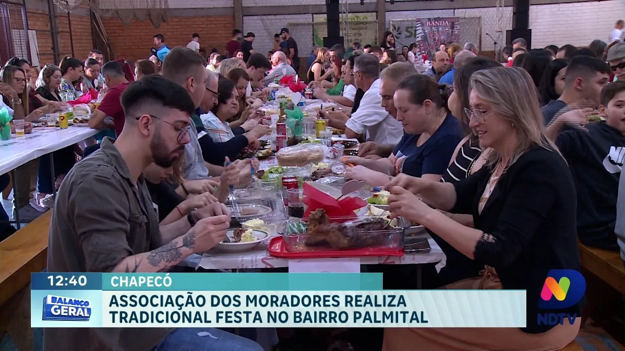 Associação dos Moradores realiza tradicional Festa no Bairro Palmital em Chapecó