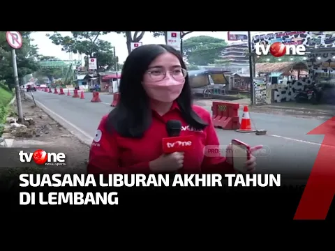 Kondisi Sore Hari Lalu Lintas Libur Akhir Tahun di Lembang