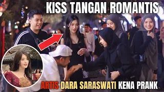 VIRAL!! DARA SARASWATI KENA PRANK KI*S TANGAN ROMANTIS BIKIN SALTING