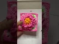 February 13 2023 crochet flower busty bloom square
