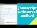 Javascript setInterval method jQuery call function after some regular interval of time