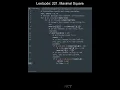 Leetcode 221 Maximal Square in Python Python Leetcode Python Coding Tutorial Python Code ASMR