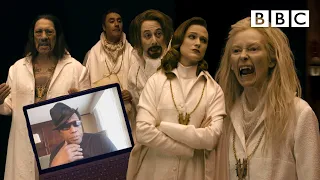 the vampiric council gather for a vampire murder trial bbc