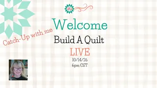 BAQ Catch-up with ME - LIVE 10/14/26 - 6pm CST