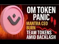Download Lagu OM Token Panic: Mantra CEO to Burn Team Tokens Amid Backlash