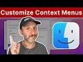 Customizing the Mac Context Menu