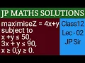 Linear Programming Linear Programming CBSE NCERT RBSE LECTURE-02