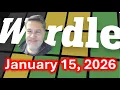 Art Plays Wordle For Thursday January 15