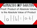 Proof Product of Absolute Values is the Absolute Value of the Product