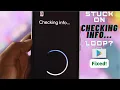 Fixed Stuck on Checking info Loop on Play Store
