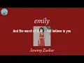 emily - Jeremy Zucker (Lyric Video)