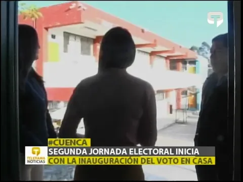 Segunda jornada electoral inicia con la inauguración del voto en casa