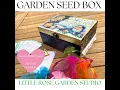 NEW ARRIVALS Regency Garden Seed Boxes Vintage Style Jane Austen Gifts LOVE Home Garden