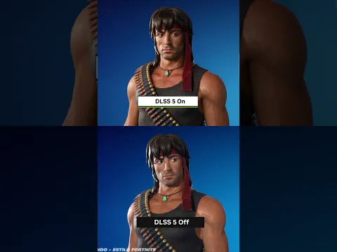 Así se ven las Skins de Fortnite con DLSS 5 activado 😱