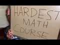 Hardest Math Course