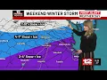 Snow and ice expected this weekend in Central Virginia