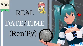 Ren Py Tutorial Show Current Date Time Python datetime now strftime