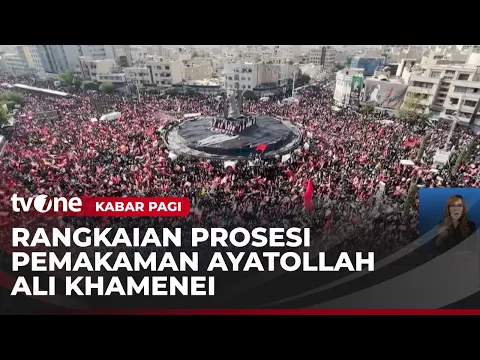 Lautan Manusia Iringi Jenazah Ali Khamenei ke Peristirahatan Terakhir