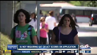 IU Bloomington not requiring SAT or ACT scores on application