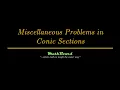 PRECAL SOLVED PROBLEMS IN CONIC SECTIONS