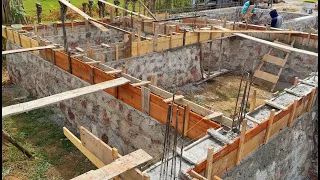 40 hari membuat pondasi & sloof tinggi 1.5 meter,!