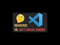 How to open user settings json file in VSCode