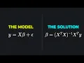 Linear Regression in Machine Learning OLS Derivation Python Implementation from Scratch