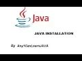 How to install Java JDK on Windows 10 with JAVA - HOME by Any1canlearnJava