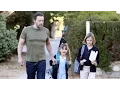 Ben Affleck Takes A Morning Walk With His Super Cute Daughters