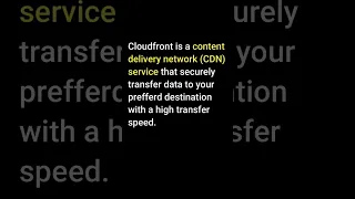 Shorts What Is CloudFront Learnomate Technologies 