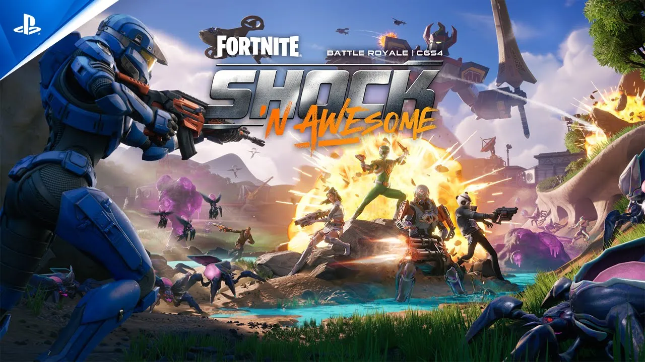 『フォートナイト』 バトルロイヤル チャプター6 シーズン4: Shock N Awesome | ハイブリッドローンチトレーラー