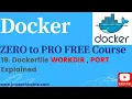 19 Dockerfile Instructions WORKDIR EXPOSE explained Docker Zero to Pro The Free Course
