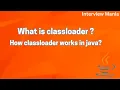 What is class loader how class loader works in java