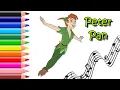 How to Draw Walt Disney Cartoon Characters Peter Pan