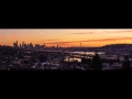 Seattle Sunset Timelapse Over I-5 Bridge Lake Union and Space Needle