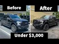 Completely Transforming My New Ford F150 For Under 3 000