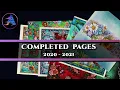 Completed coloring pages finished in 2021 WORLD OF FLOWERS by Johanna Basford Prismacolor