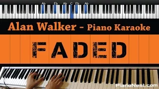 Download Alan Walker - Faded - Piano Karaoke / Sing Along / Cover with Lyrics MP3