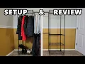 Homdox Heavy Duty Garment Rack Setup And Review