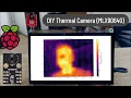 DIY High-Resolution Thermal Imaging Camera using MLX90640 Raspberry Pi