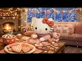 Hello Kitty Valentine s Day Ambience Cozy Winter Room Snowfall Cute Love Vibes