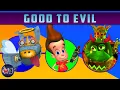 Jimmy Neutron Characters Good to Evil