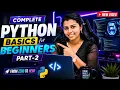 Complete Python Basics for Beginners Part-2 Keywords Variables Data Types Functions Input