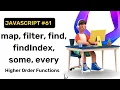 map filter find findIndex some every JavaScript English Coding Scenes