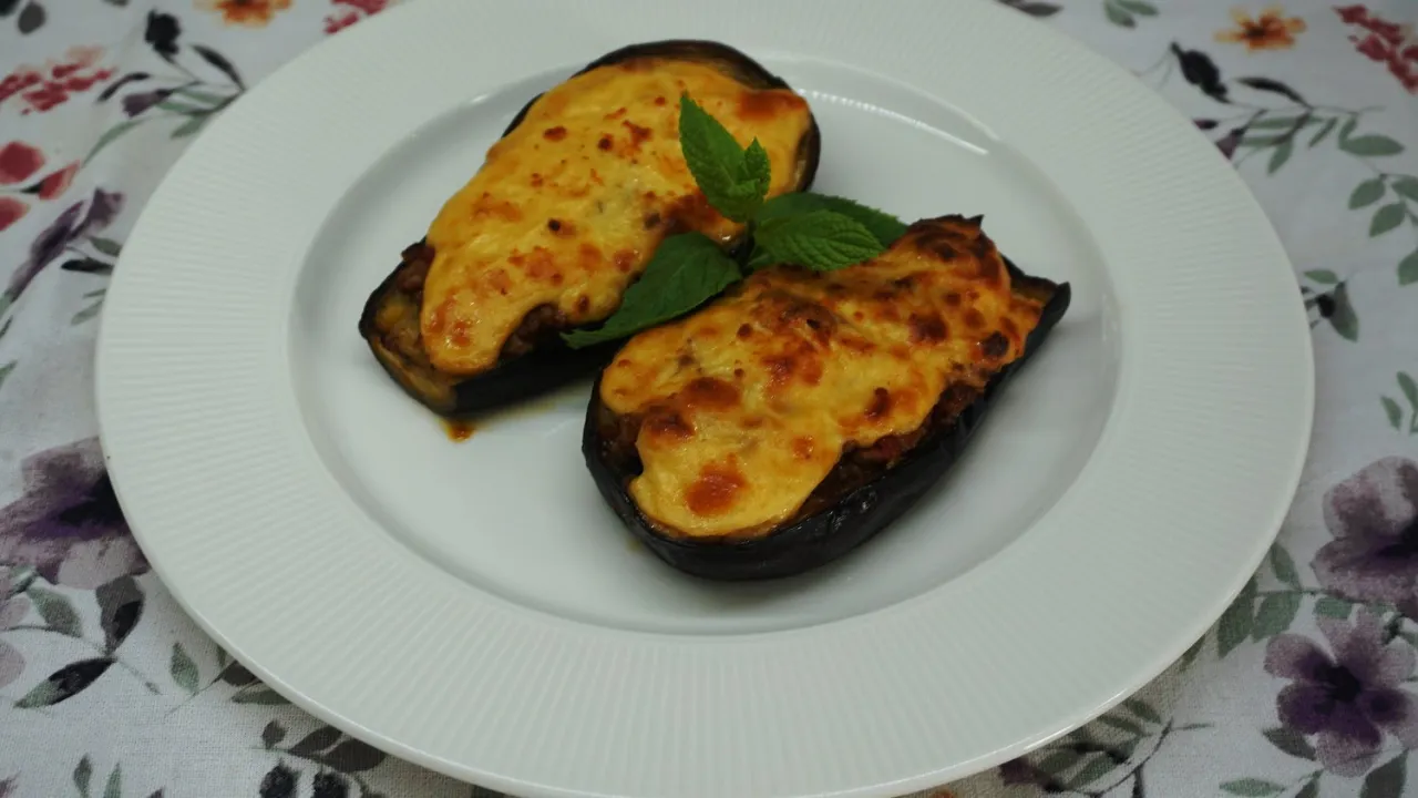  ,   - Papoutsakia aubergines   Greek Cooking by Katerina