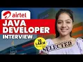Java Developer Interview Experience at Airtel Interview Questions Asked