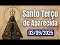 Lagu TERÇO DE APARECIDA HOJE - 03/09/2025 | MISTÉRIOS GLORIOSOS | SANTO TERÇO DE NOSSA SENHORA APARECIDA