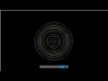 Concentric Colourful Circles Animation Using C program Using Code Blocks