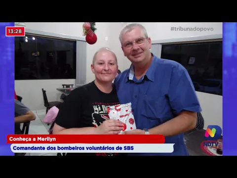 Força feminina! Conheça a Merilyn, comandante dos bombeiros voluntários de SBS